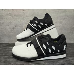 - Reebok Lifter PR Black/White Men's Lifting Shoe SZ 8- 1/2 Worn Once!